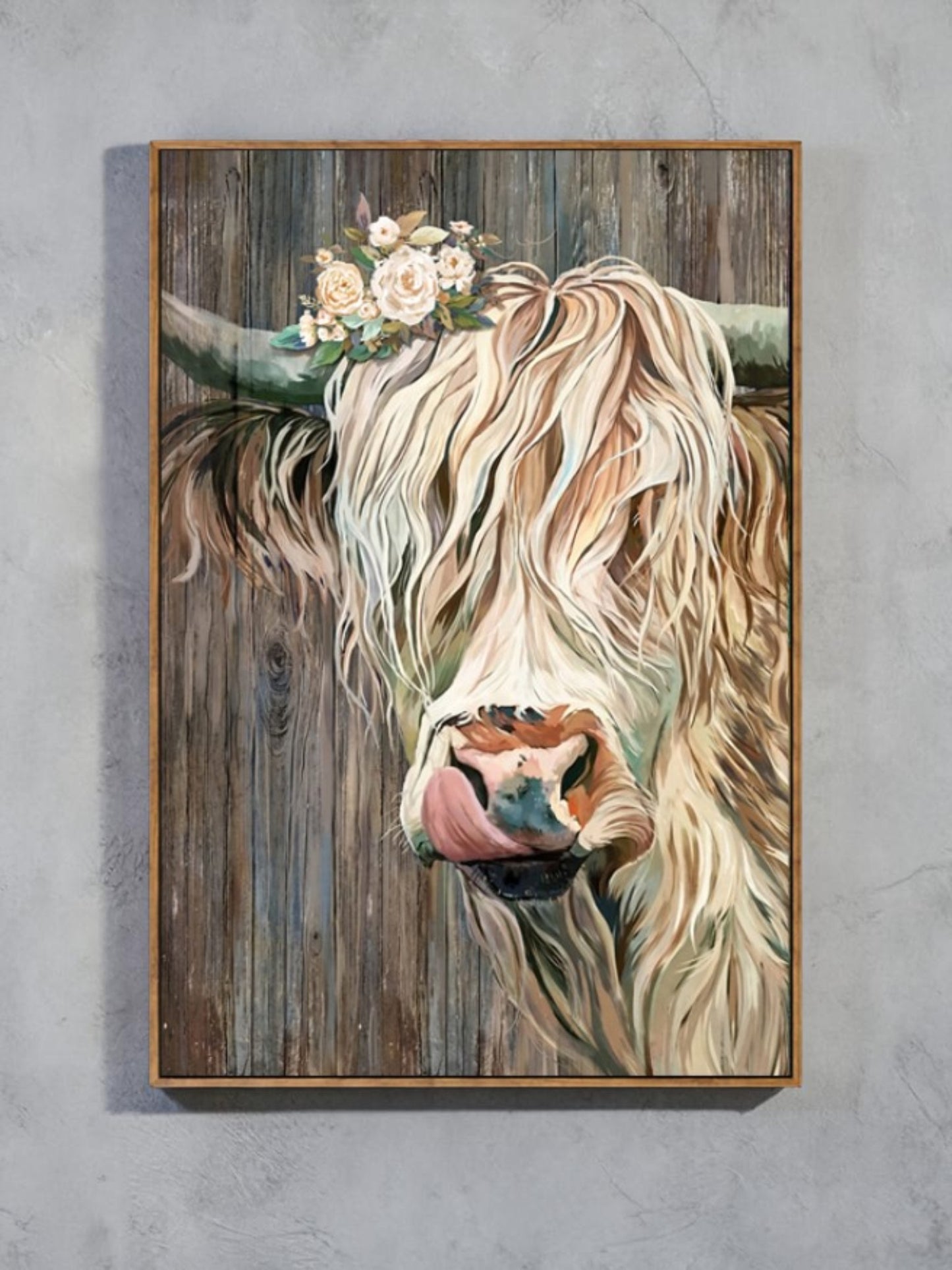 "Highland Soul" Brushed Country Art