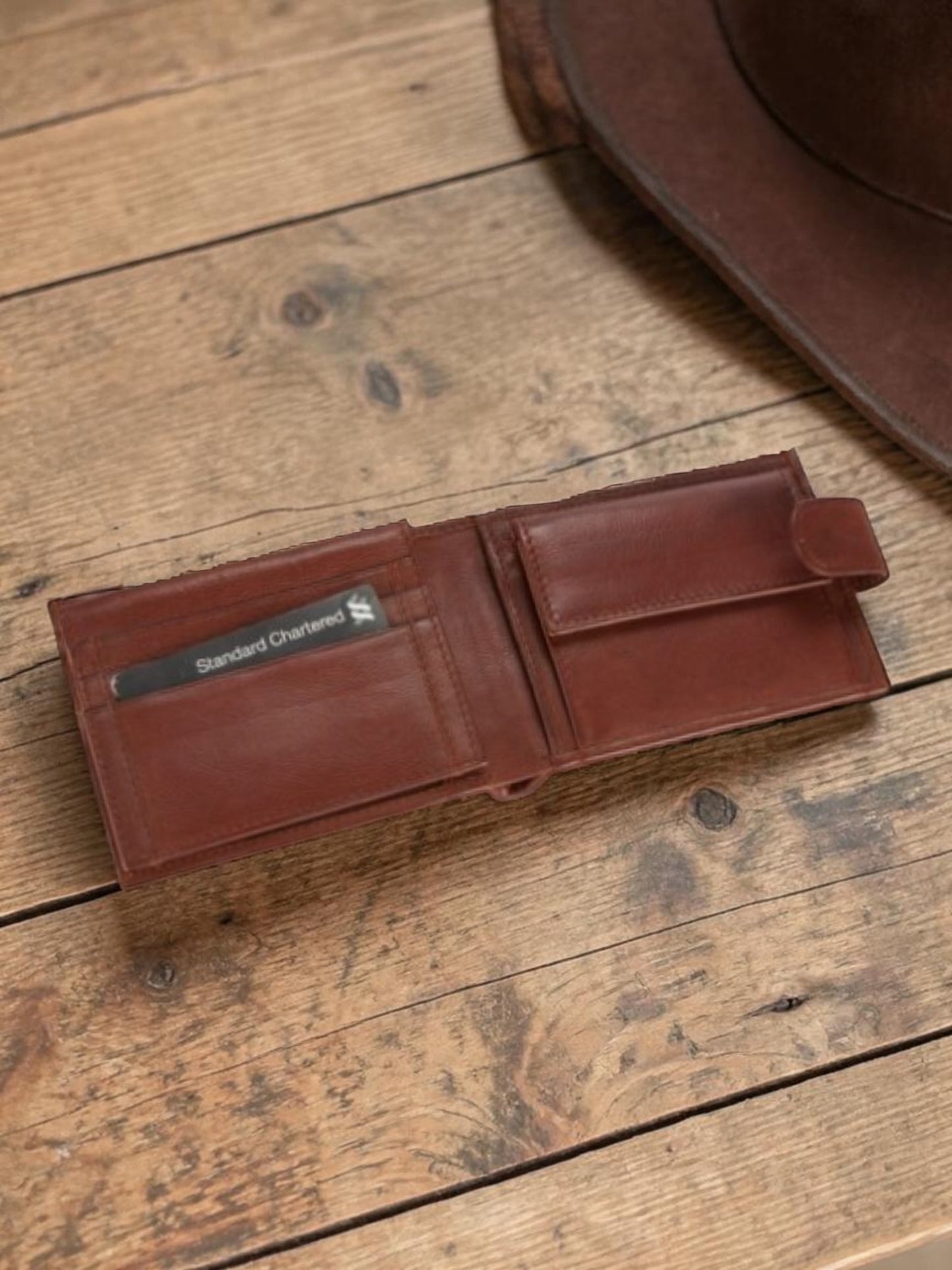 "Saddle Brown" Leather Wallet