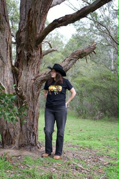 Sunset Bison country graphic tee, additional view