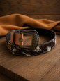 Cowhide Country Hairon Belt
