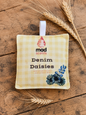 Country linen aroma bag hanging in wardrobe