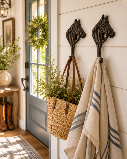 The Stock Horse Hook, rustic wall hook, country home decor