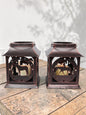 "Lantern Lights" rustic horse lanterns, country home decor