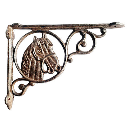The Stallion Shelf Bracket, close-up mounted on shelf