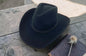 Jacaru Mustang wool felt hat, black