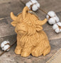 3D Printed Highland Cow Keyring