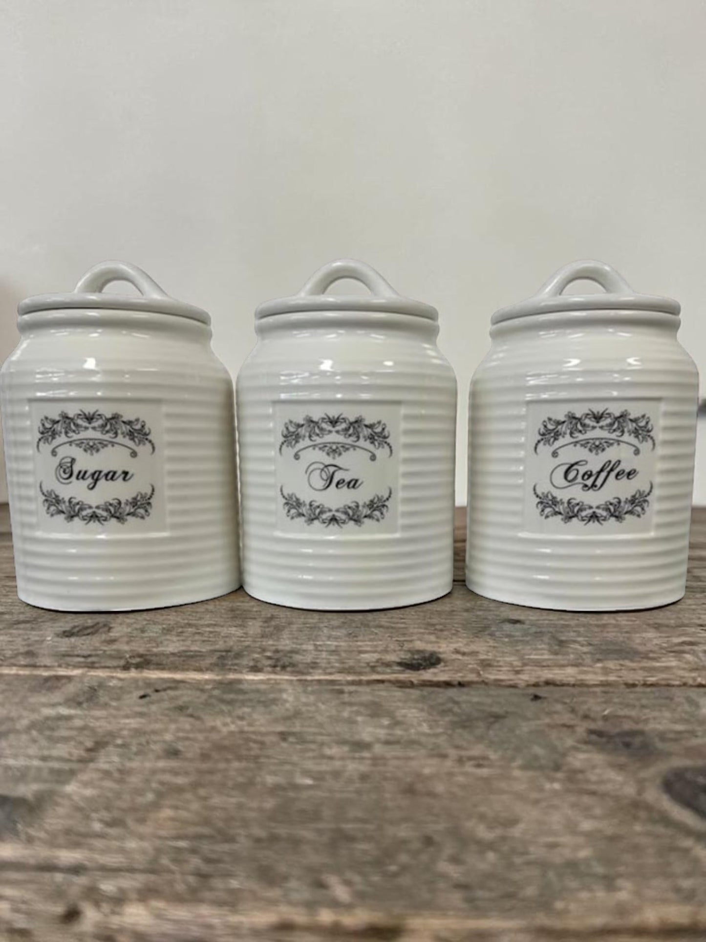 "Country Cottage" Canister Set