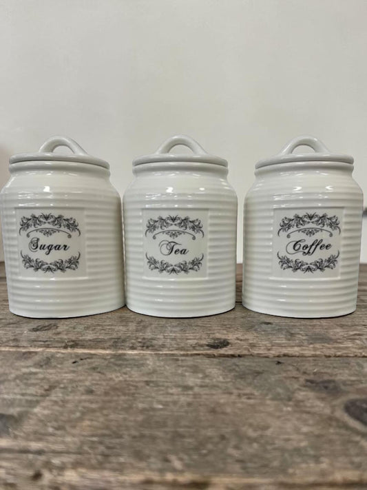 "Country Cottage" Canister Set