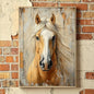 "Sundance" country art print featuring a caramel horse