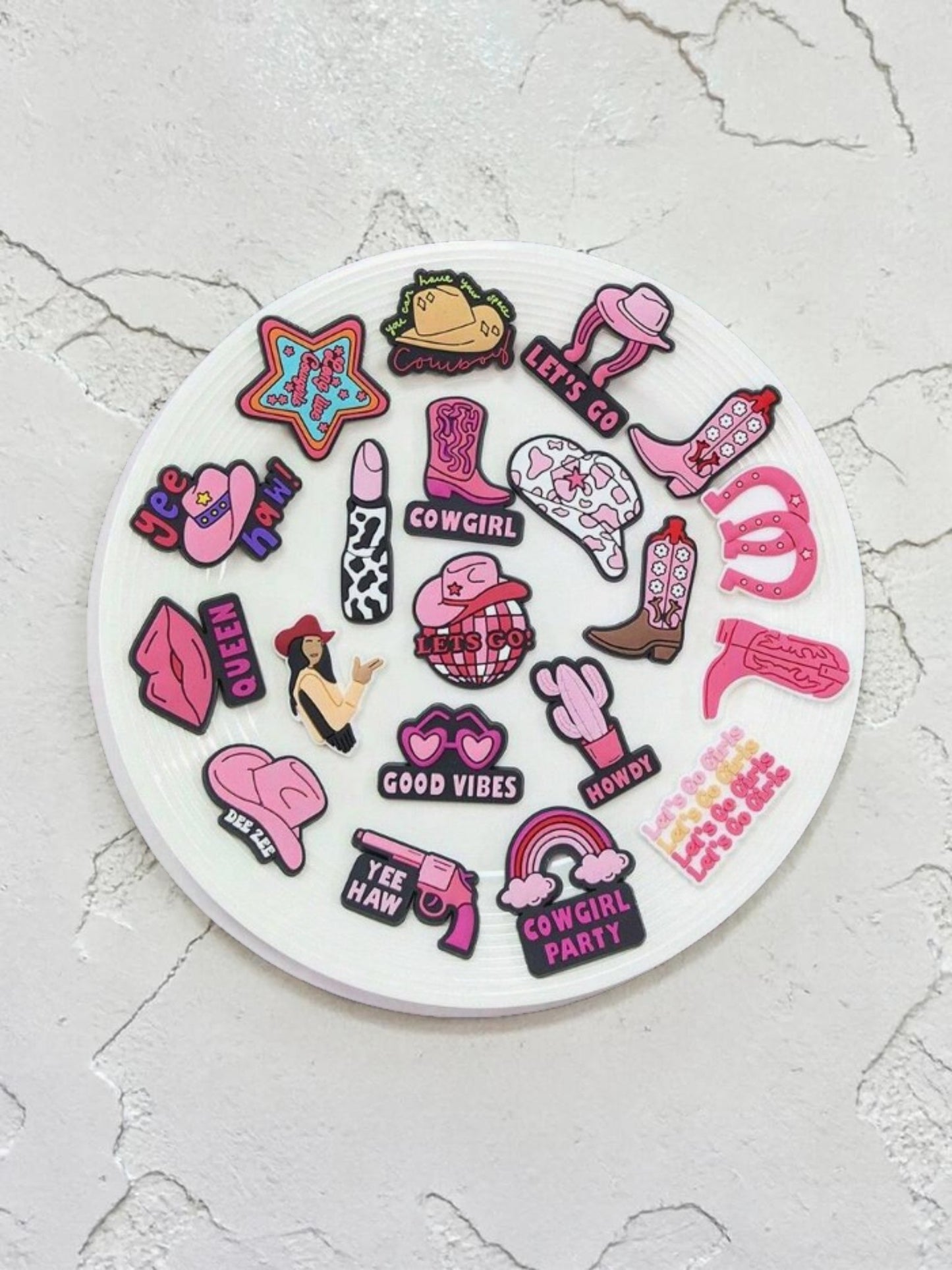"Cowgirl Party" Jibbit Charms