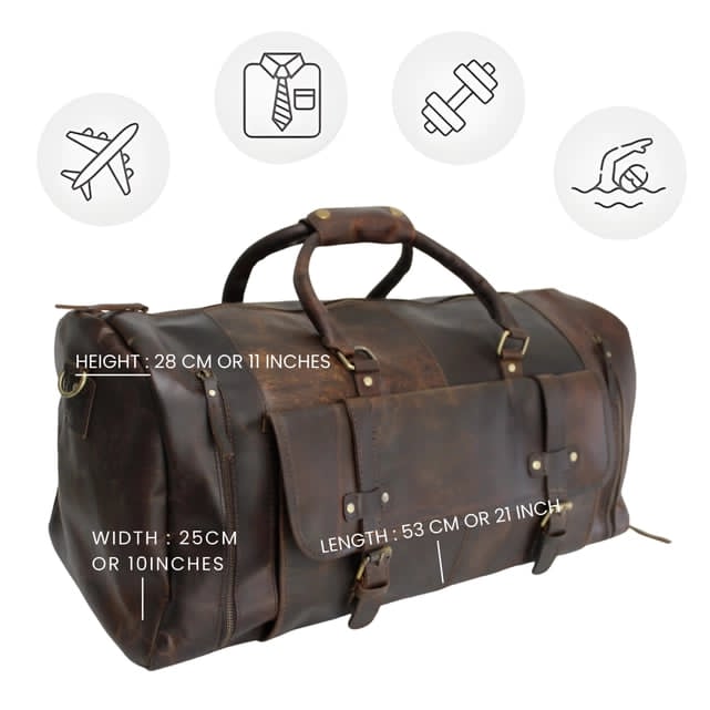 The Long Haul Leather Travel Bag
