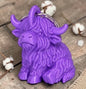 3D Printed Highland Cow Keyring