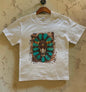 Turquoise Trails country graphic tee, front print